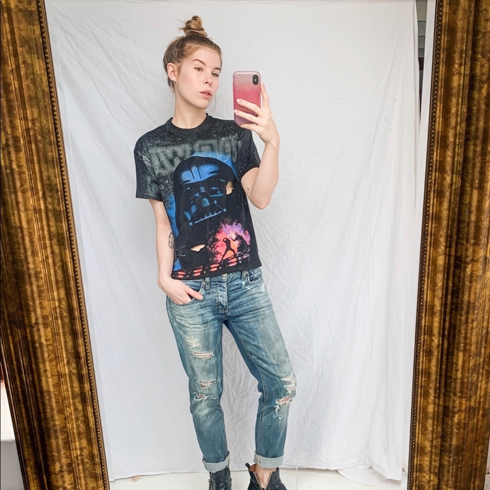Vintage Black Star Wars Graphic Tee